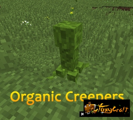 Organic Creepers 1.12.2 / Моды для Майнкрафт / FoxyCraft Игровая
