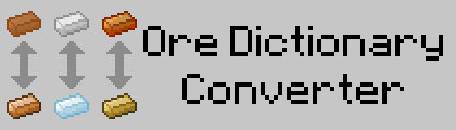 Ore Dictionary Converter для minecraft 1.6.4