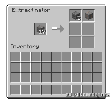 Extractinator для minecraft 1.7.2