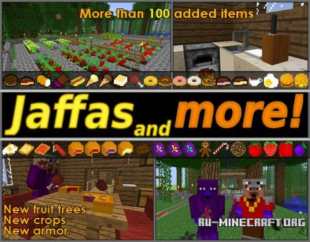 Jaffas and More Mod  1.7.10
