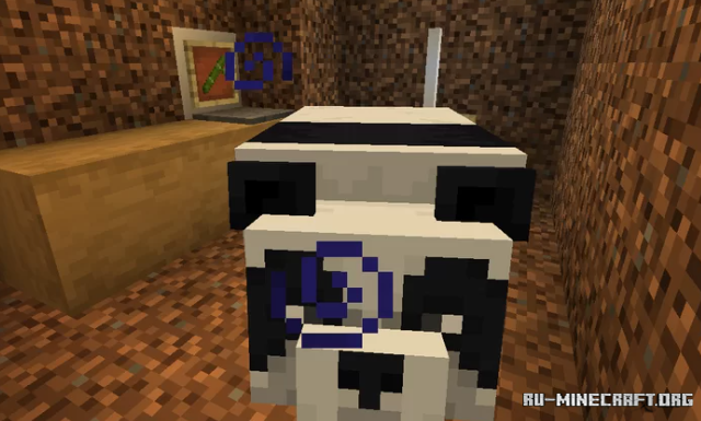 Интерьер дома в Minecraft с мебелью, сундуками и декоративными элементами