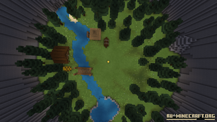 Командный режим Team Deathmatch в MINIGAMES для Minecraft
