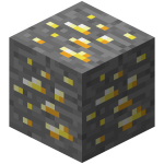 Золотая руда в Minecraft