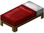 Кровать в Minecraft
