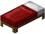 Кровать в Minecraft Кровать в Minecraft