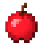 Красное яблоко в Minecraft Красное яблоко в Minecraft