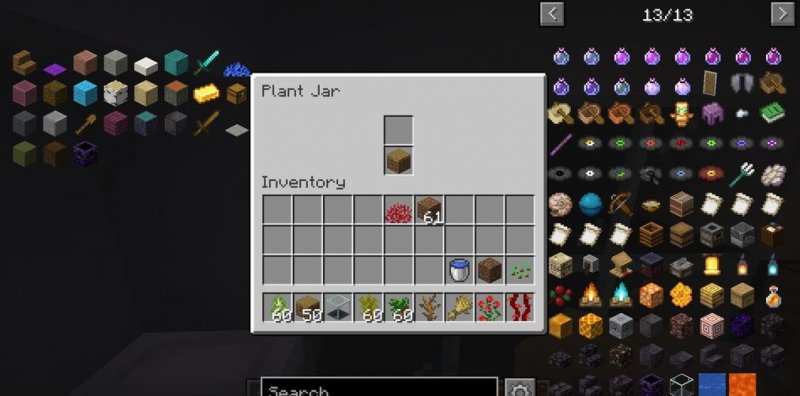 Мод Plant In a Jar 1.17.1/1.16.5 (Удобная ферма)