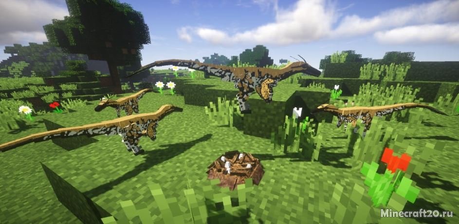Мод Prehistoric Eclipse [1.12.2] (Царство динозавров)