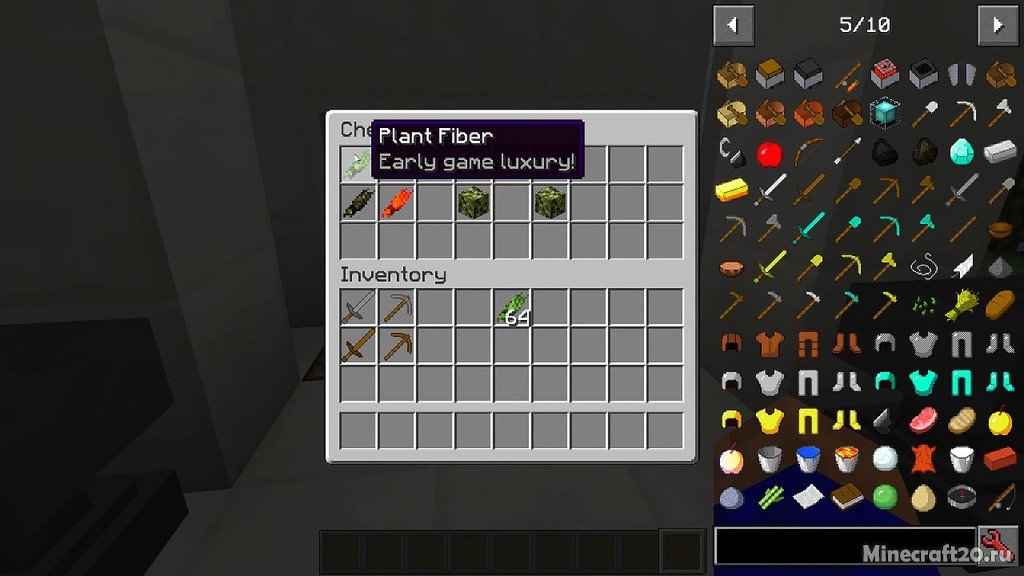 Мод Plant Fiber [1.12.2] (Растительные волокна)
