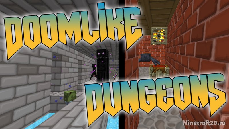 Мод Doomlike Dungeons 1.12.2/1.11.2 (Подземные данжи)