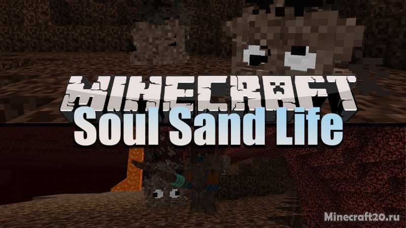 Мод Soul Sand Life 1.16.5/1.12.2 (Новый моб, части брони)