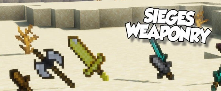 Мод Siege's Weaponry 1.16.5 (Оружие в стандартном стиле)