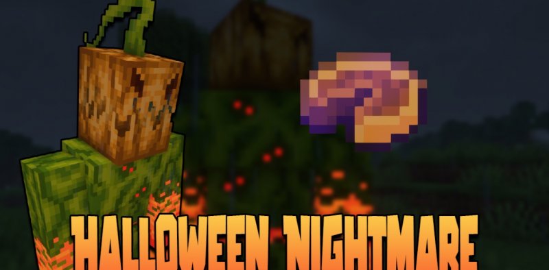 Мод Halloween Nightmare 1.16.5 (Хэллоуинский босс)