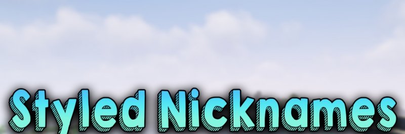 Мод Styled Nicknames 1.19.2/1.18.2 (Индивидуальные имена)