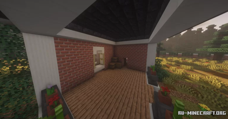 Фэнтезийный замок в Minecraft с башнями и мостами