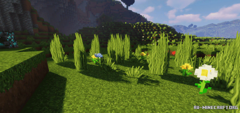 Интерфейс выбора текстурных пакетов в меню Minecraft