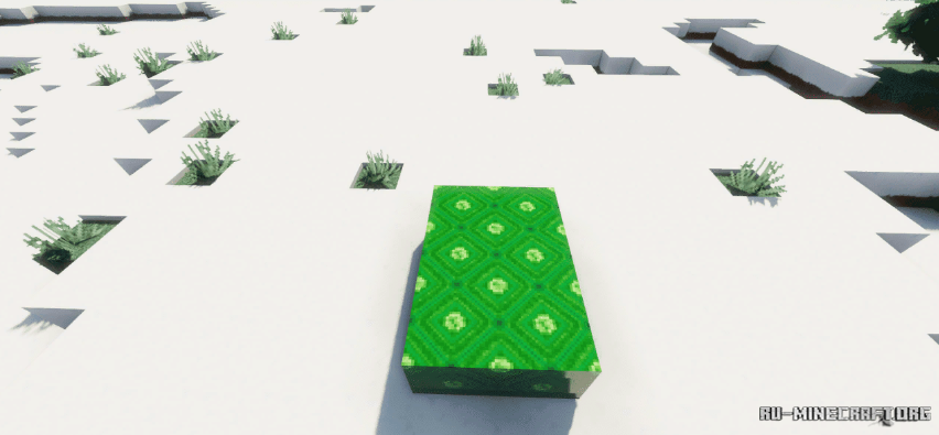 Улучшенные текстуры леса и травы в Minecraft с Amulet Resource Pack