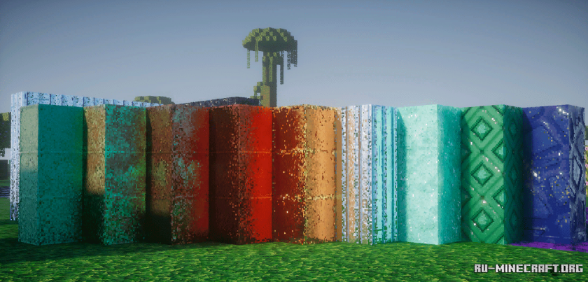 Сравнение стандартного и улучшенного интерфейса крафта в Minecraft с Amulet Resource Pack