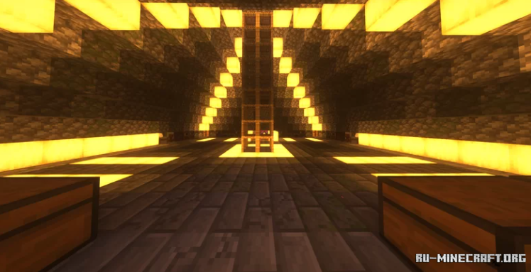 Красивое средневековое здание в Minecraft из камня и дерева