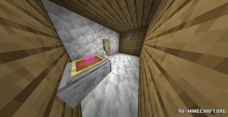 Сервер Minecraft с множеством игроков и постройками