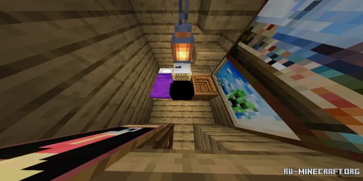 Интерфейс верстака в Minecraft с рецептами крафта
