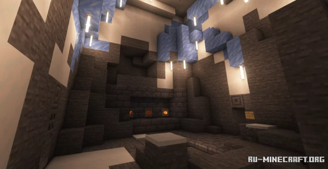 Модифицированный мир Minecraft с новыми блоками и текстурами