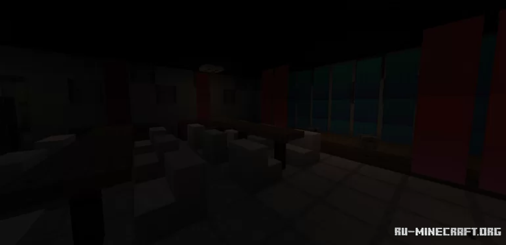 Подземная пещера в Minecraft с лавой и редкими рудами