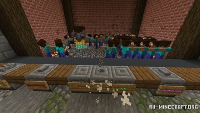 Финальный скриншот карты с Херобрином в Minecraft