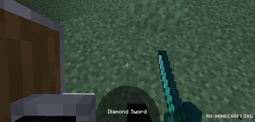Модифицированный интерфейс Minecraft с новыми блоками и предметами