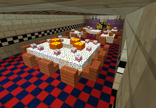 Карта fredbear family dinner minecraft