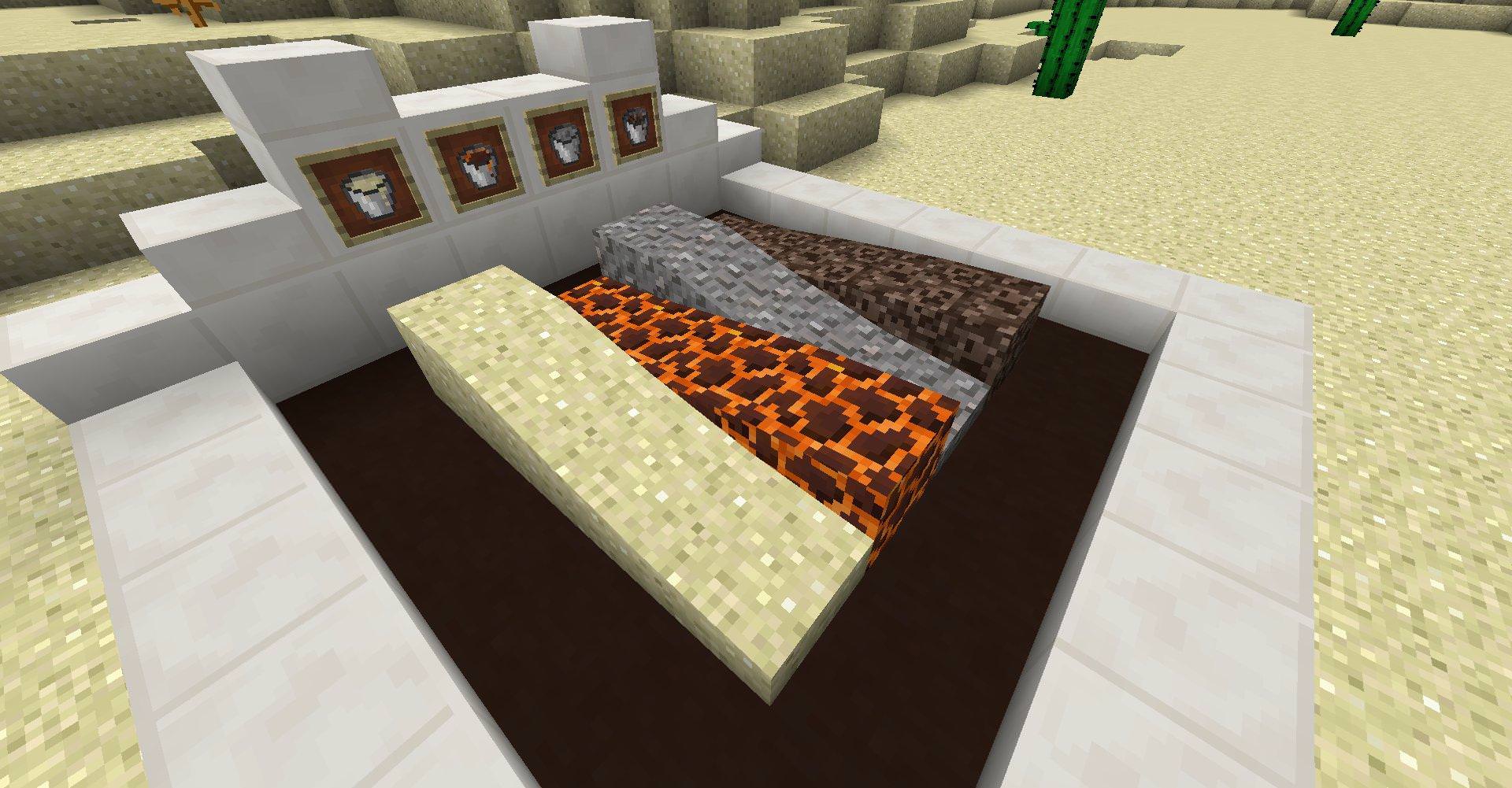 Креативное использование жидких блоков в Minecraft для необычных построек