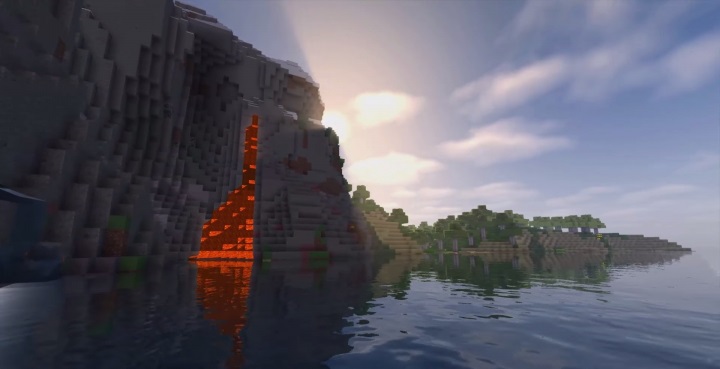 Многопользовательский сервер Minecraft с замками и игроками