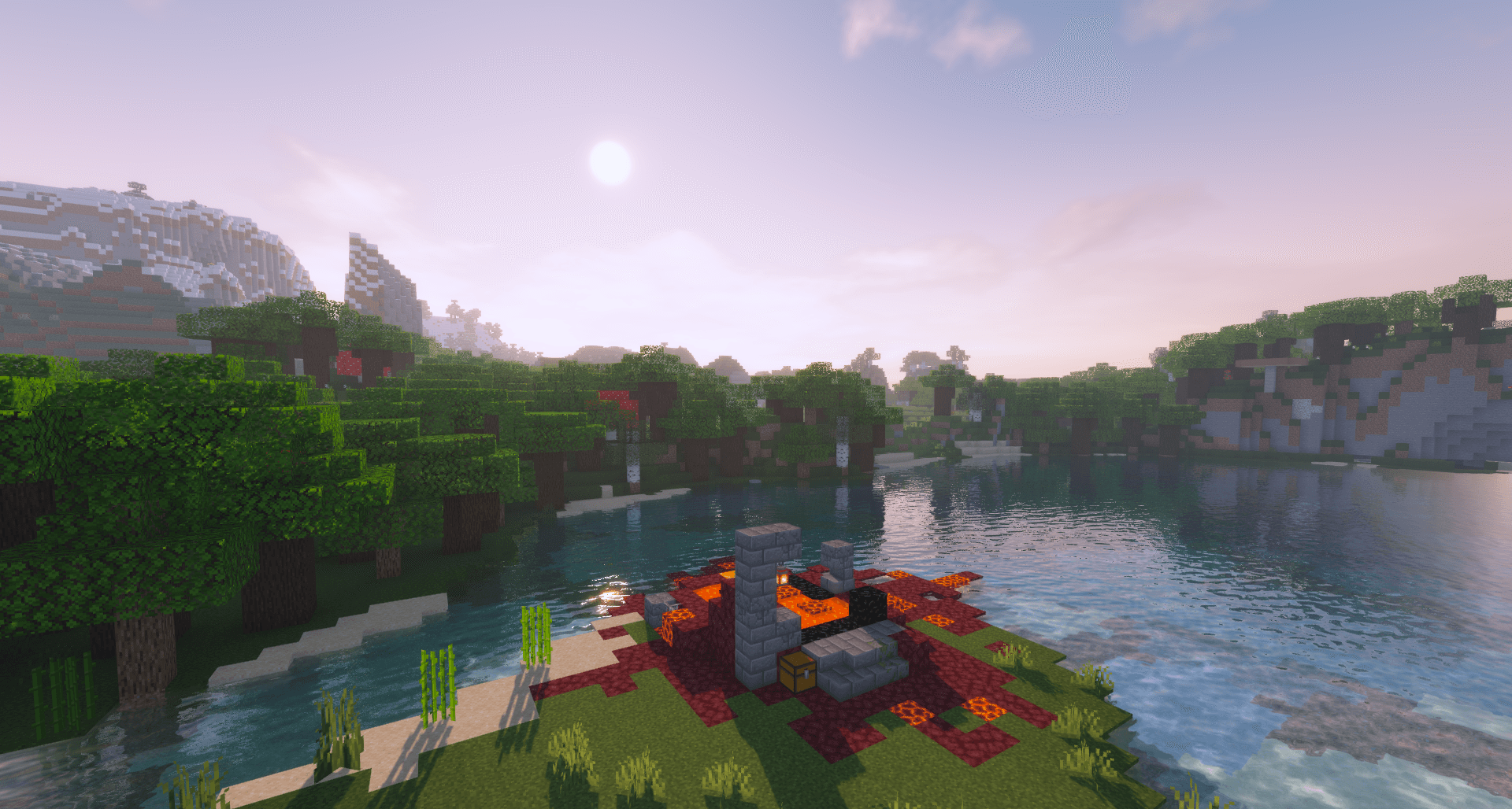 Настройки шейдера KUDA в меню Minecraft для кастомизации графики