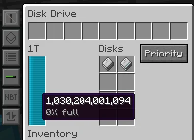Модифицированный Minecraft с триллионами предметов в инвентаре