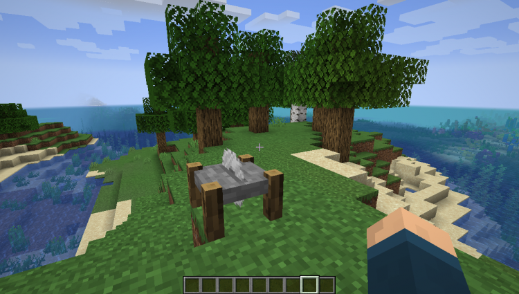 Генерация мира Minecraft с разными биомами и ландшафтами
