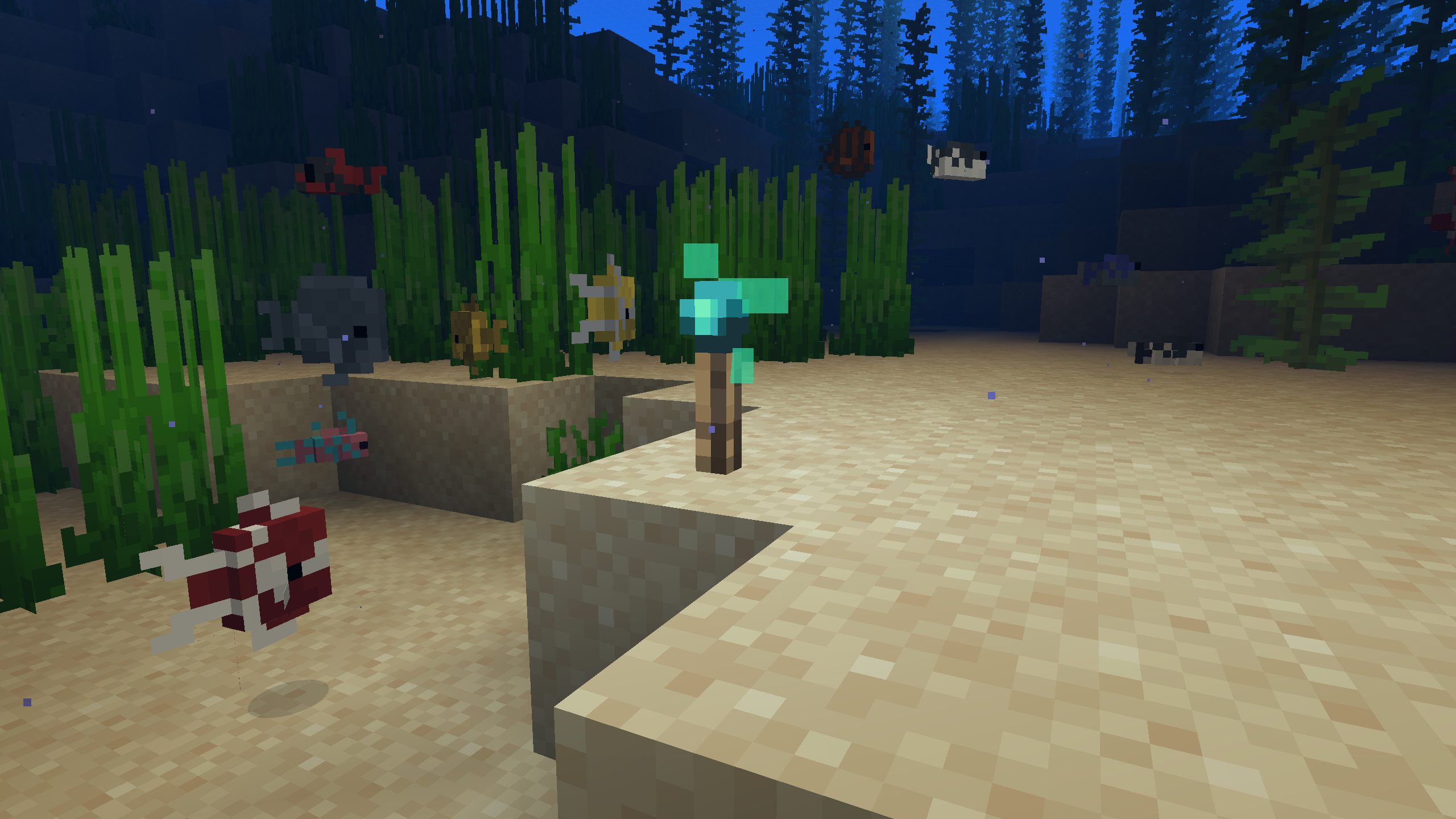 Установка мода Aquatic Torches в папку модов Minecraft