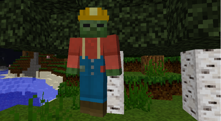 Mo’ Zombies Wave - разные типы зомби в Minecraft, включая бронированных и взрывающихся