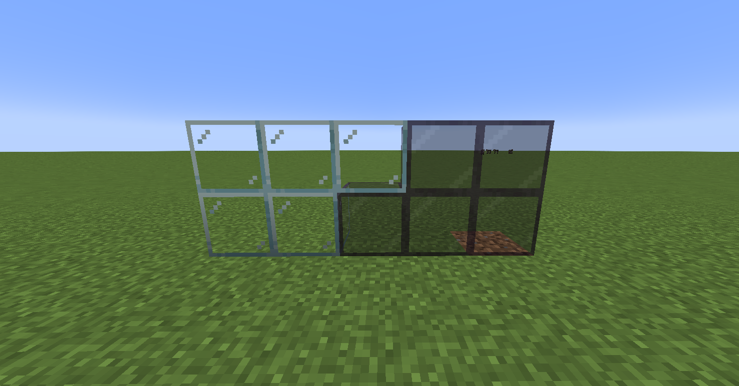 Сравнение текстур в Minecraft с модом Continuity и без него