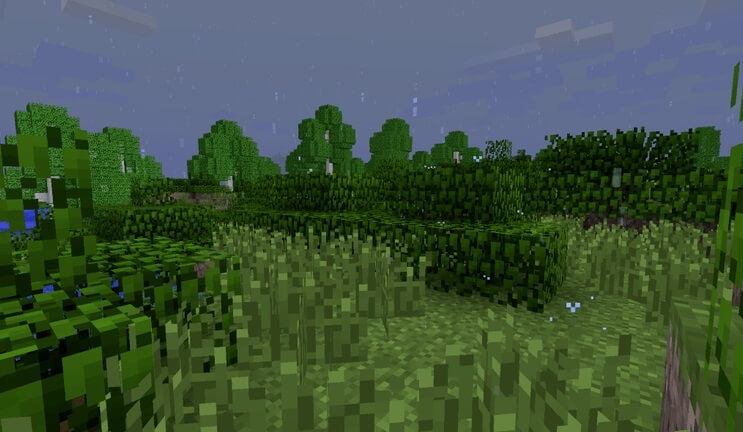 Скриншот мода AmbientSounds с настройками звуков природы в Minecraft