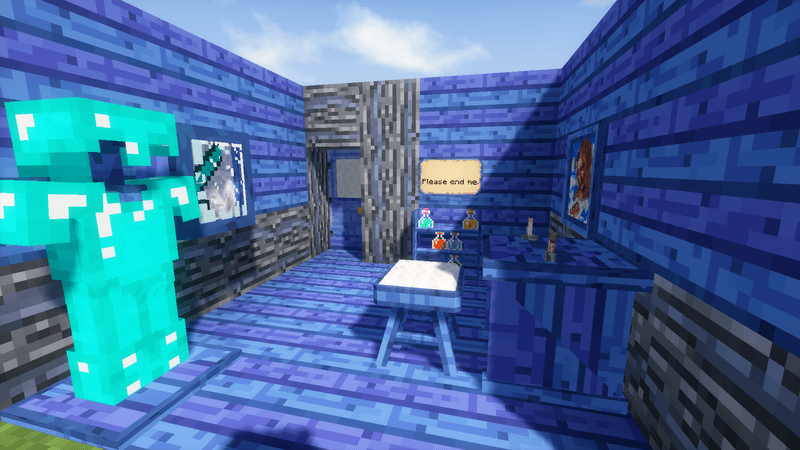 Библиотека и декоративные блоки в Minecraft с модом Bibliocraft