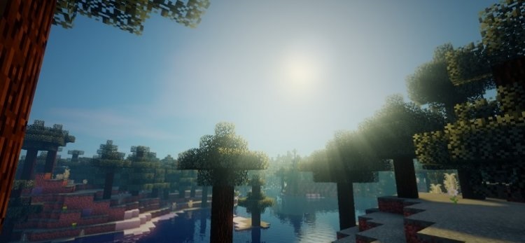 Реалистичные тени и отражения в Minecraft с шейдерами Ziipzaap's