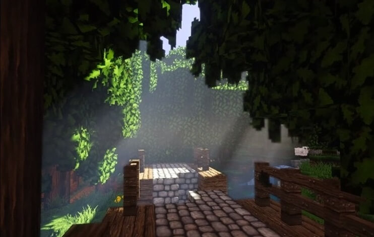 Графические улучшения в Minecraft с шейдерами Super Shaders