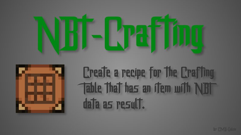 Nbt Crafting  1.19
