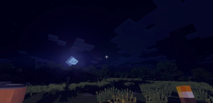 Горный биом в Minecraft с шейдерами MrMeep x3 – детализация и тени