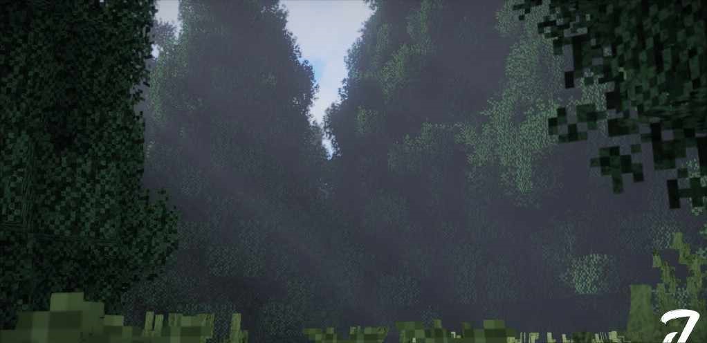 Деревня в Minecraft с реалистичными шейдерами, детализированные дома и окружение