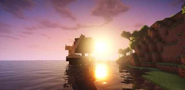 Шейдер Robobo1221 демонстрирует реалистичную воду и отражения в Minecraft