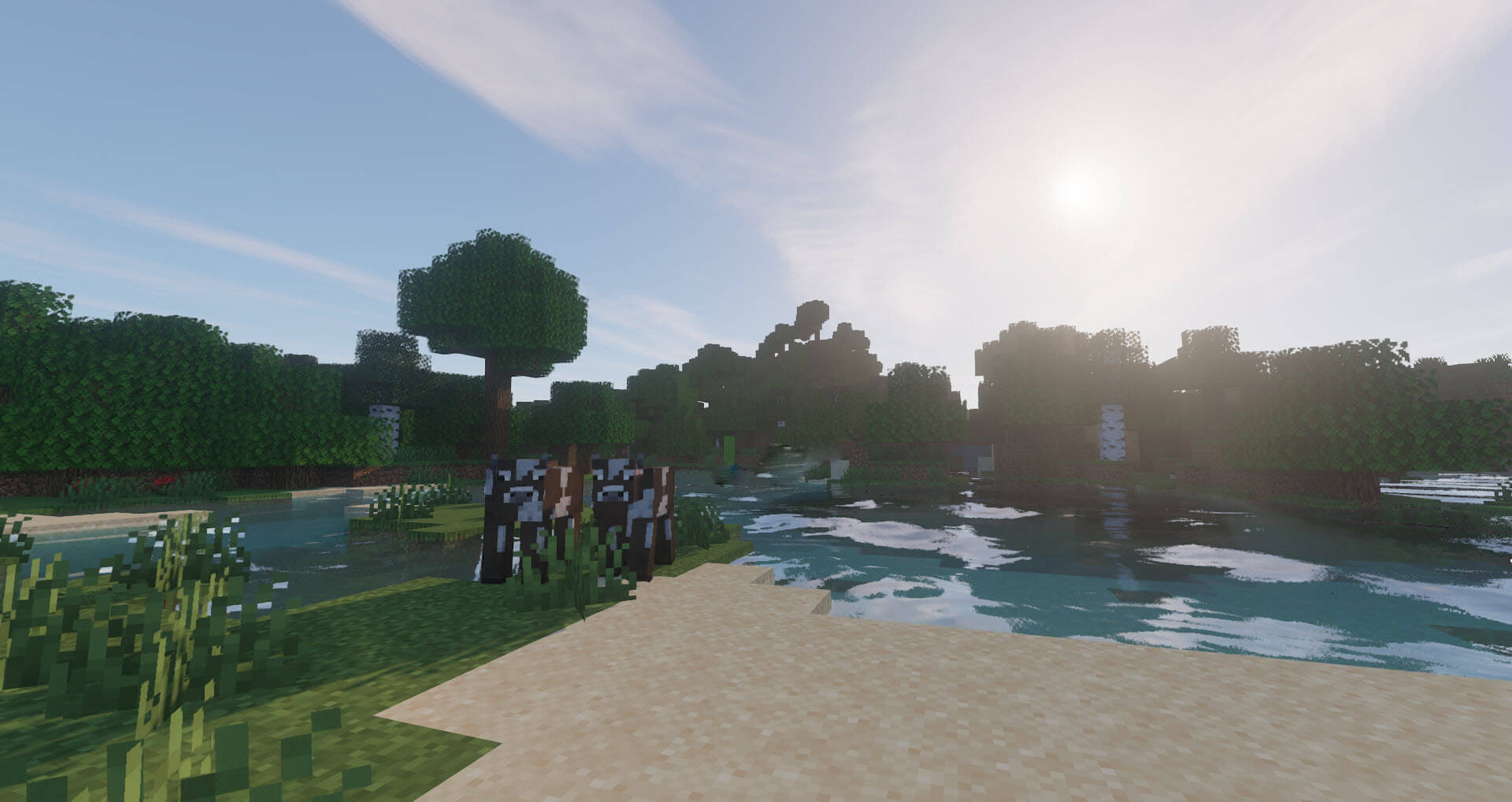 Главный экран Minecraft с выбором режимов игры: выживание, креатив, хардкор