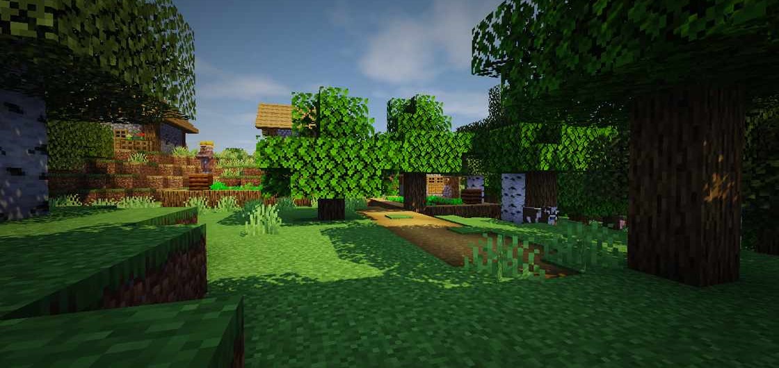 Реалистичное освещение от факелов и огня в Minecraft с шейдерами Bloominx