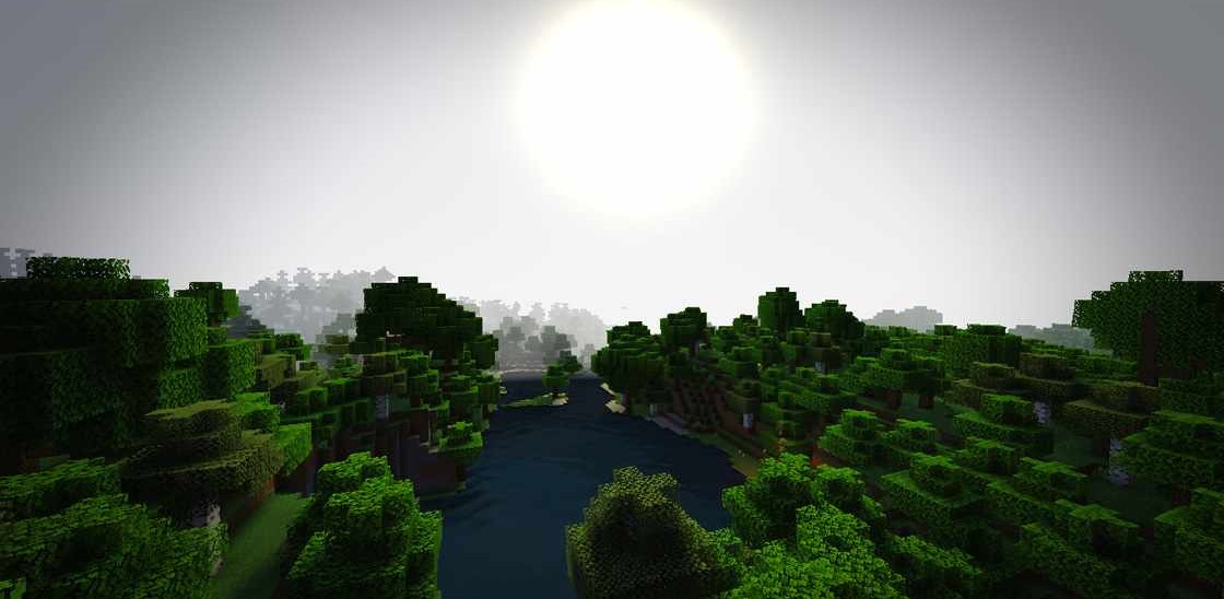 Реалистичная вода в Minecraft с шейдерами, отражениями и волнами