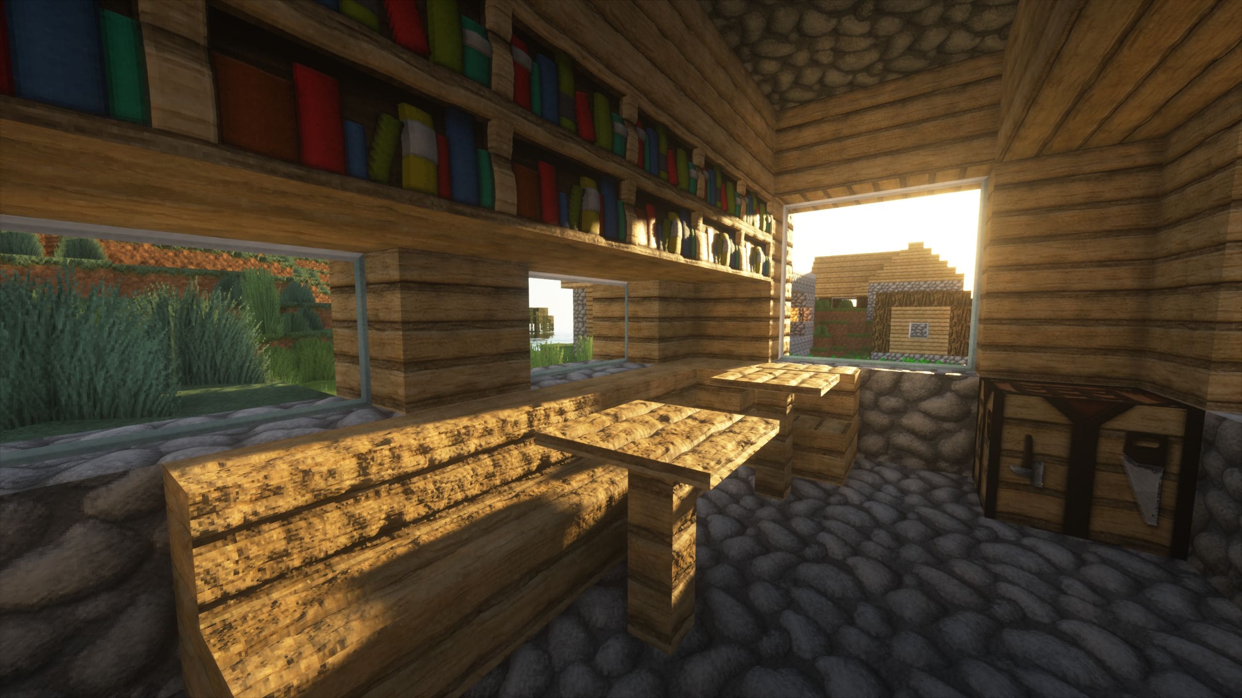 Сервер Minecraft в режиме Bed Wars с разноцветными командами